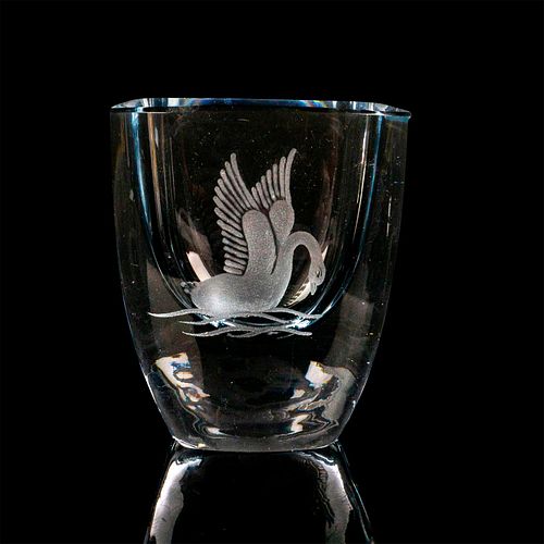 VINTAGE STROMBERG SIGNED GLASS