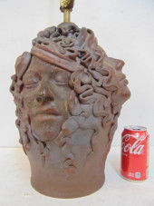VINTAGE STUDIO POTTERY 4 FACED