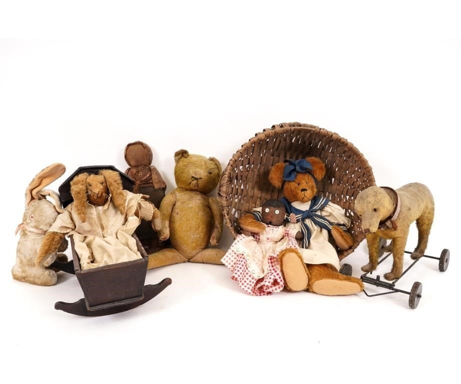 Vintage stuffed animals to