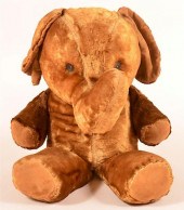 VINTAGE STUFFED ELEPHANT TOY.V