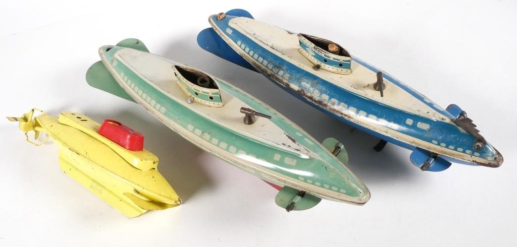 VINTAGE SUBMARINE WIND-UP TOYSLot