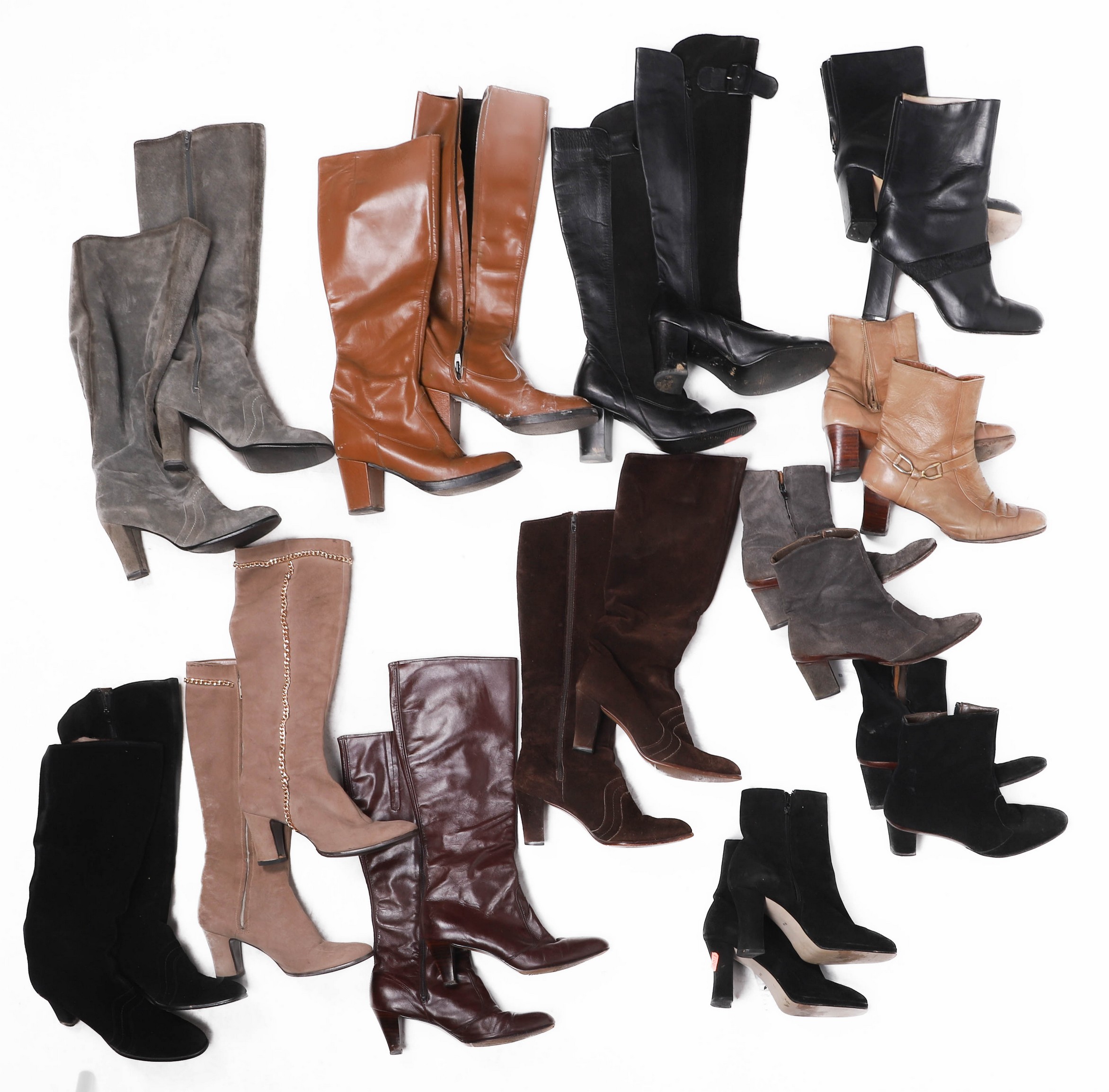 Vintage Suede and leather boot