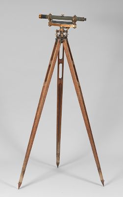 Vintage Surveying Transit With an
