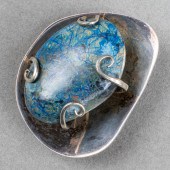 VINTAGE TAXCO SILVER LAPIS LAZ