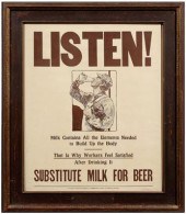 Vintage Temperance poster, pri