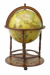VINTAGE TERRESTRIAL GLOBE-FORM