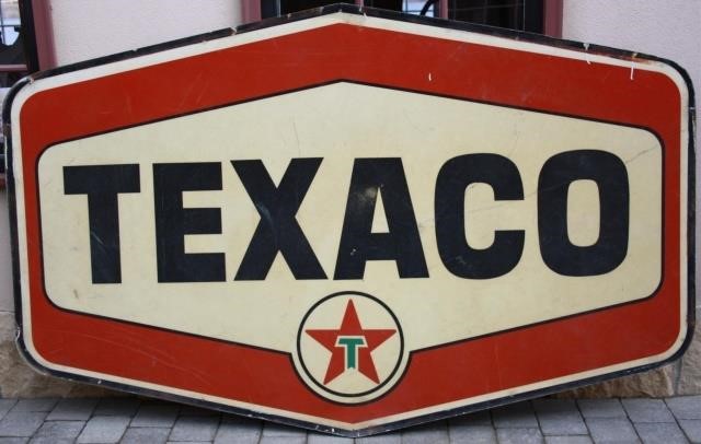 VINTAGE TEXACO ADVERTISING DOUBLE