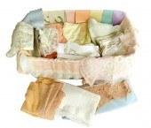 VINTAGE TEXTILES, 50+ PIECES,