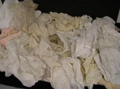 Vintage textiles  mostly white