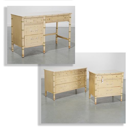 VINTAGE THOMASVILLE FAUX BAMBOO