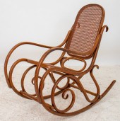 VINTAGE THONET ROCKING CHAIR "