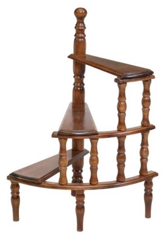 VINTAGE THREE-TIER LIBRARY SPIRAL
