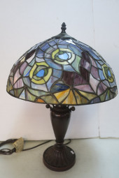 VINTAGE TIFFANY STYLE STAINED