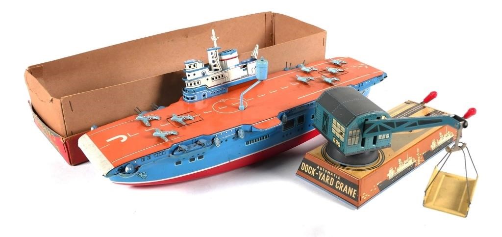 VINTAGE TIN LITHO TOYSTwo tin