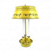 VINTAGE TOLE BOUILLOTTE LAMPVi