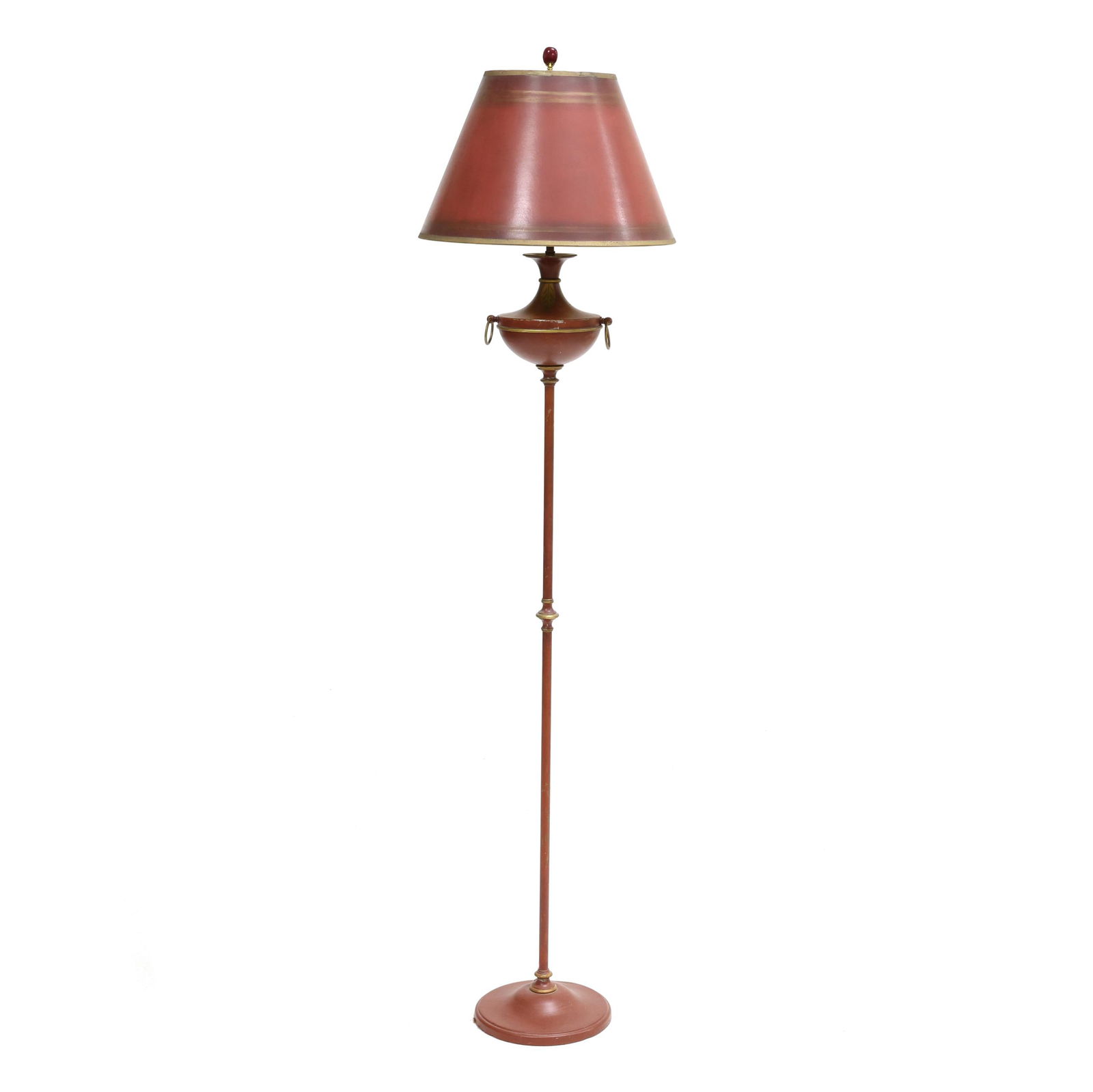 VINTAGE TOLE FLOOR LAMPVintage Tole