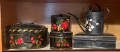 Vintage toleware, including: l