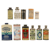 VINTAGE TOOTH POWDER TINS<br>V