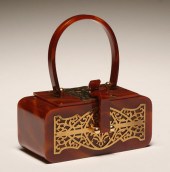 Vintage tortoiseshell lucite h