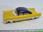 VINTAGE TOY CAR IN YELLOW WITH