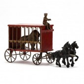 VINTAGE TOY CIRCUS WAGON A pai