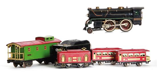 Vintage toy trains by Lionel