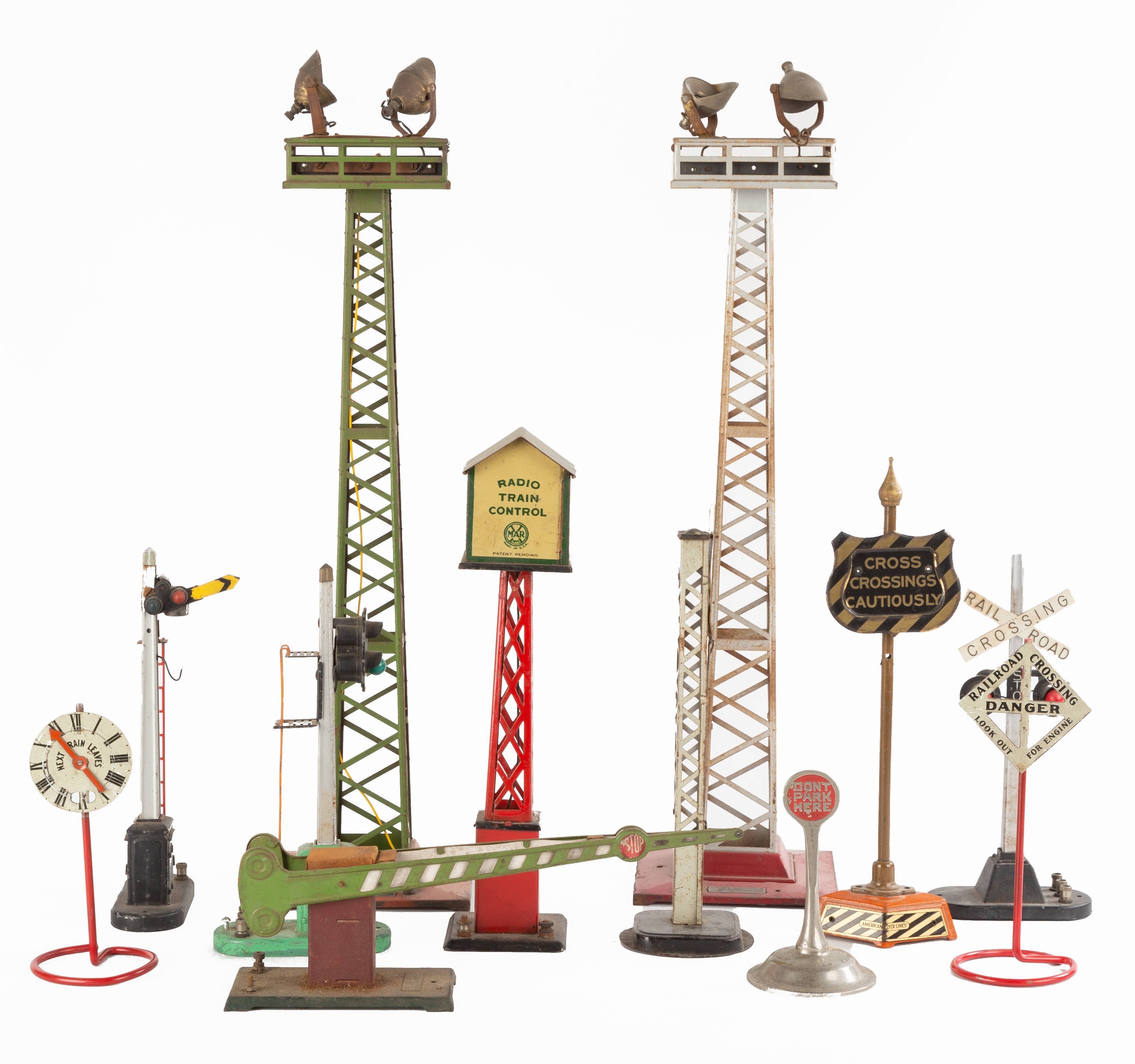 VINTAGE TRAIN SIGNALS AND