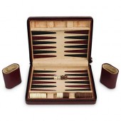 VINTAGE TRAVEL BACKGAMMON SETD