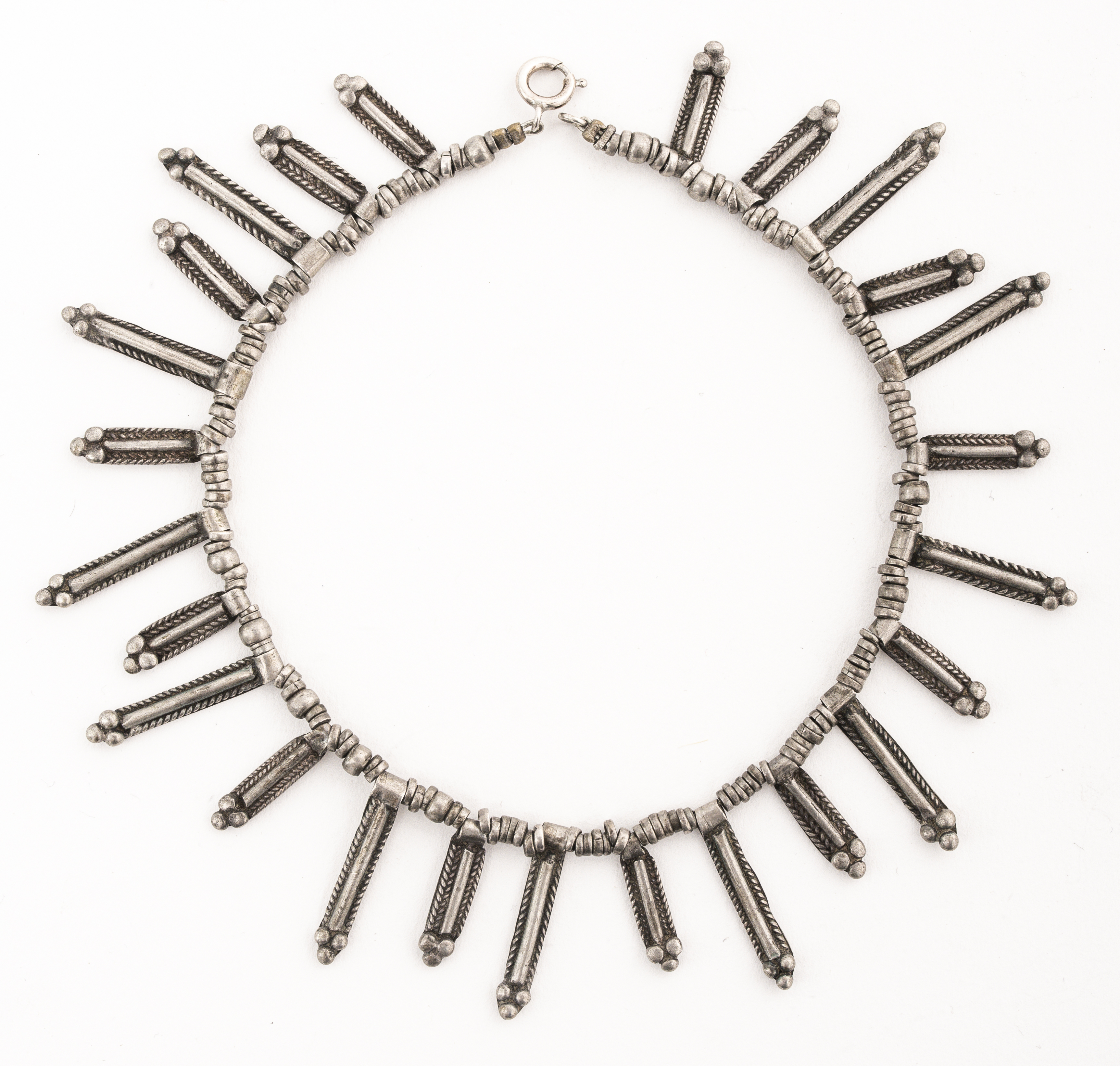 VINTAGE TRIBAL SILVER ANKLET