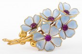 VINTAGE TRIFARI GRIPOIX FLOWER