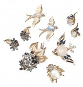 Vintage Trifari jewelry group
