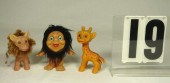Vintage Troll Animals and Cave