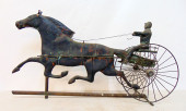 VINTAGE TROTTING HORSE WEATHER