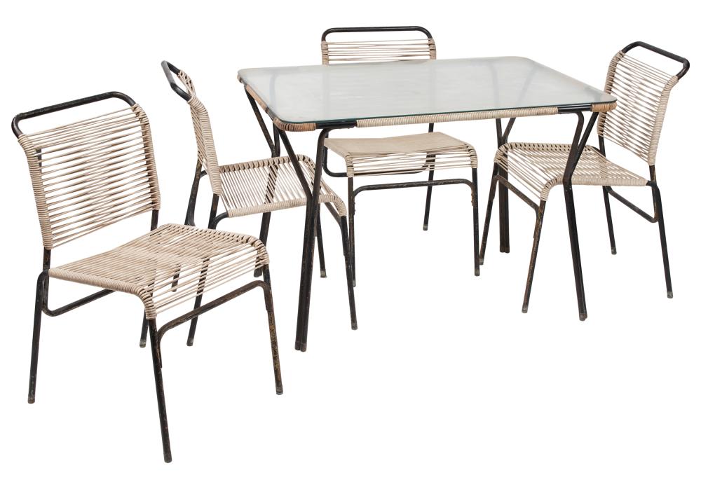 VINTAGE TUBULAR METAL PATIO
