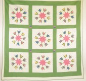 VINTAGE "TULIP STARBURST" PATC