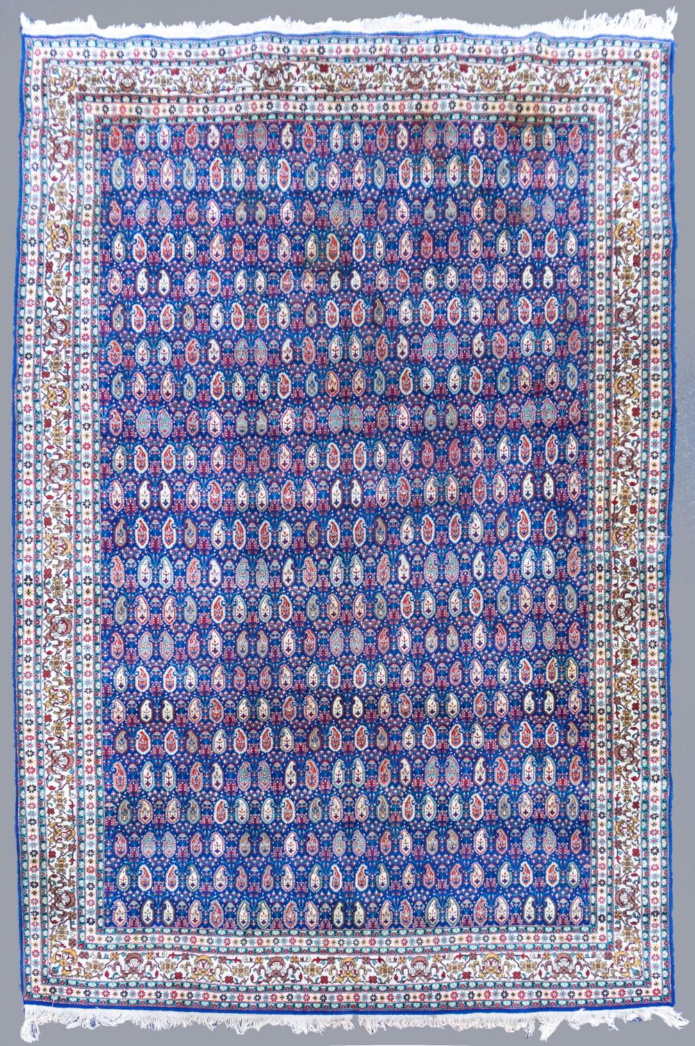 VINTAGE TURKISH HEREKE HAND KNOTTED