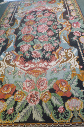VINTAGE TURKISH KILIM, 100% WO