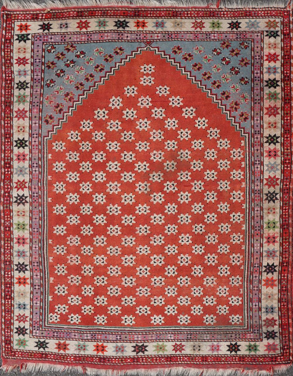VINTAGE TURKISH PRAYER RUG