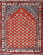 VINTAGE TURKISH PRAYER RUG APP