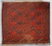 VINTAGE TURKMEN HAND KNOTTED W