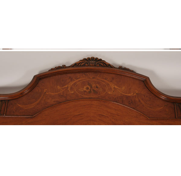 Vintage twin beds; bookmatch