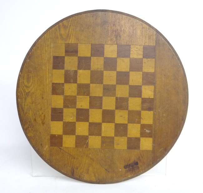 Vintage two sided gameboard. 19''