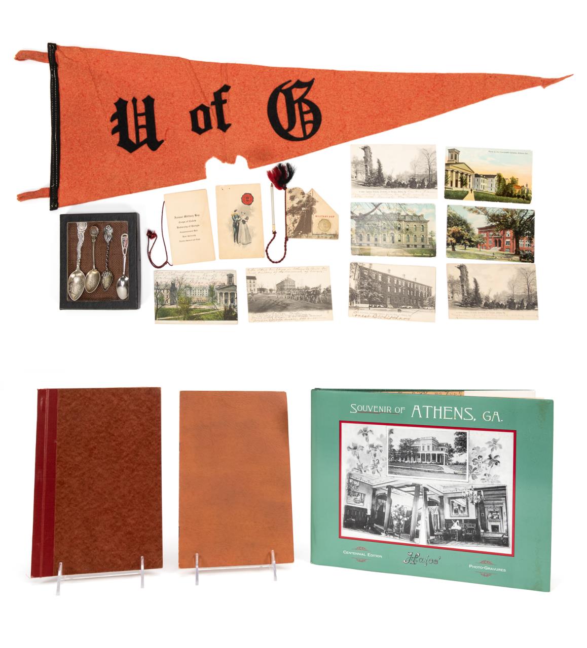 VINTAGE UGA MEMORABILA GROUPING,
