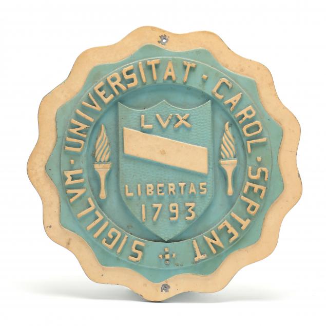 VINTAGE UNC CHAPEL HILL SEAL PLAQUE