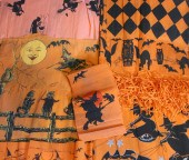 VINTAGE UNUSUAL CREPE PAPER HA