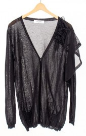 VINTAGE VALENTINO BLACK CARDIG