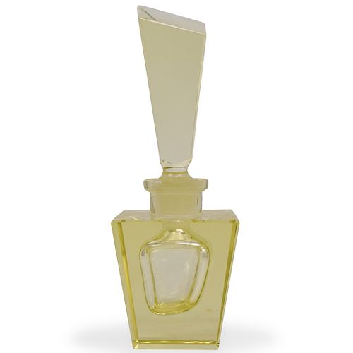 VINTAGE VASELINE GLASS PERFUME