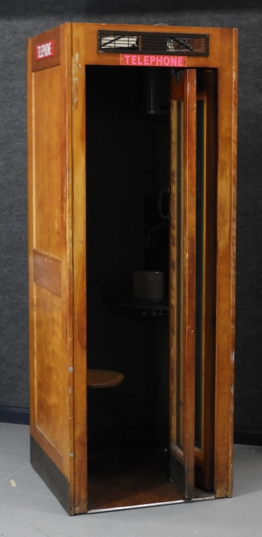 VINTAGE VENEER PAY TELEPHONE