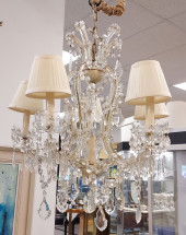 VINTAGE VENETIAN CRYSTAL CHAND