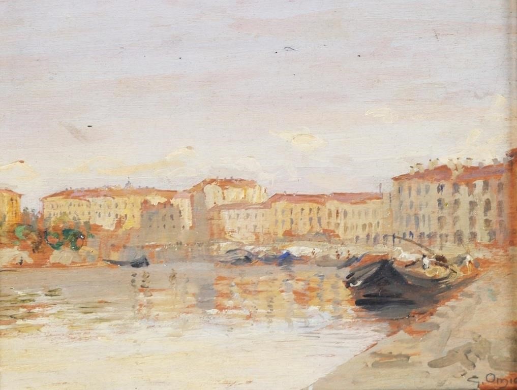 VINTAGE VENETIAN OIL ON BOARD